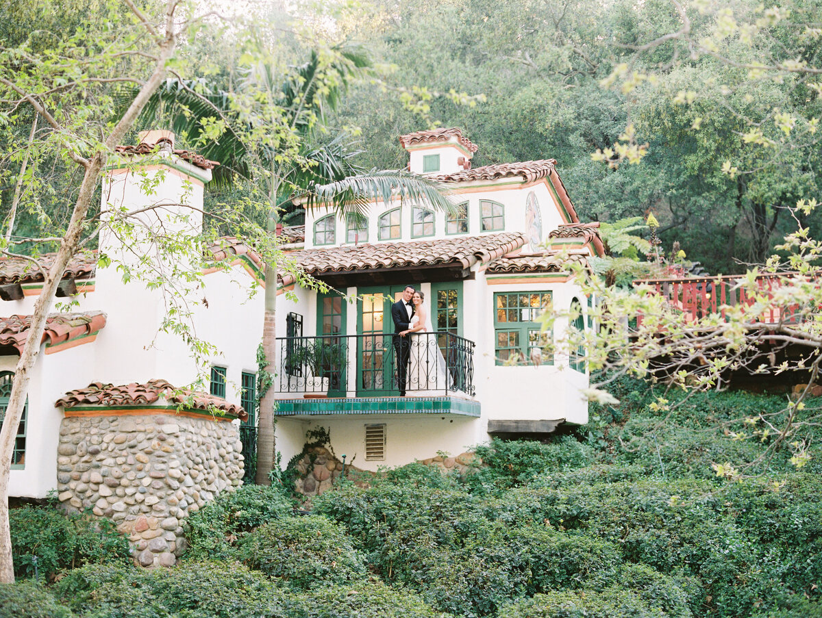 Storybook cottage in hillside gardens